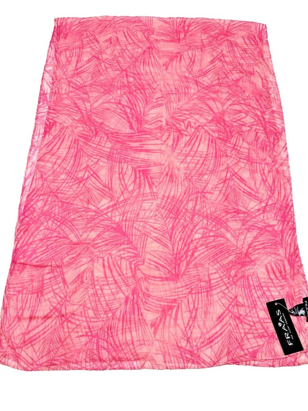 Fraas Pink Gauze Scarf New With Tags